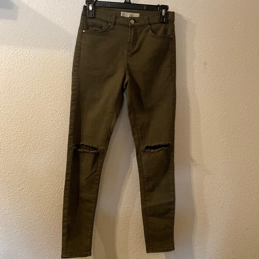 Topshop Moto Leigh distressed jeans size 26/30